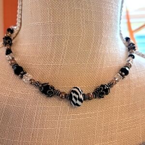 Vintage Necklace Sterling Silver Gemstone